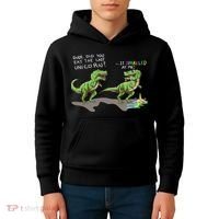 Did You Eat The Last Unicorn It Sparkled At Me! Dinosaur Kids Hoodie thumb 4