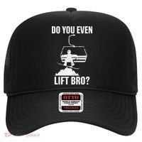 Do You Even Lift Bro Snowboard Snowboarding Funny Hat thumb 0