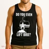 Do You Even Lift Bro Snowboard Snowboarding Funny Tank Top thumb 3