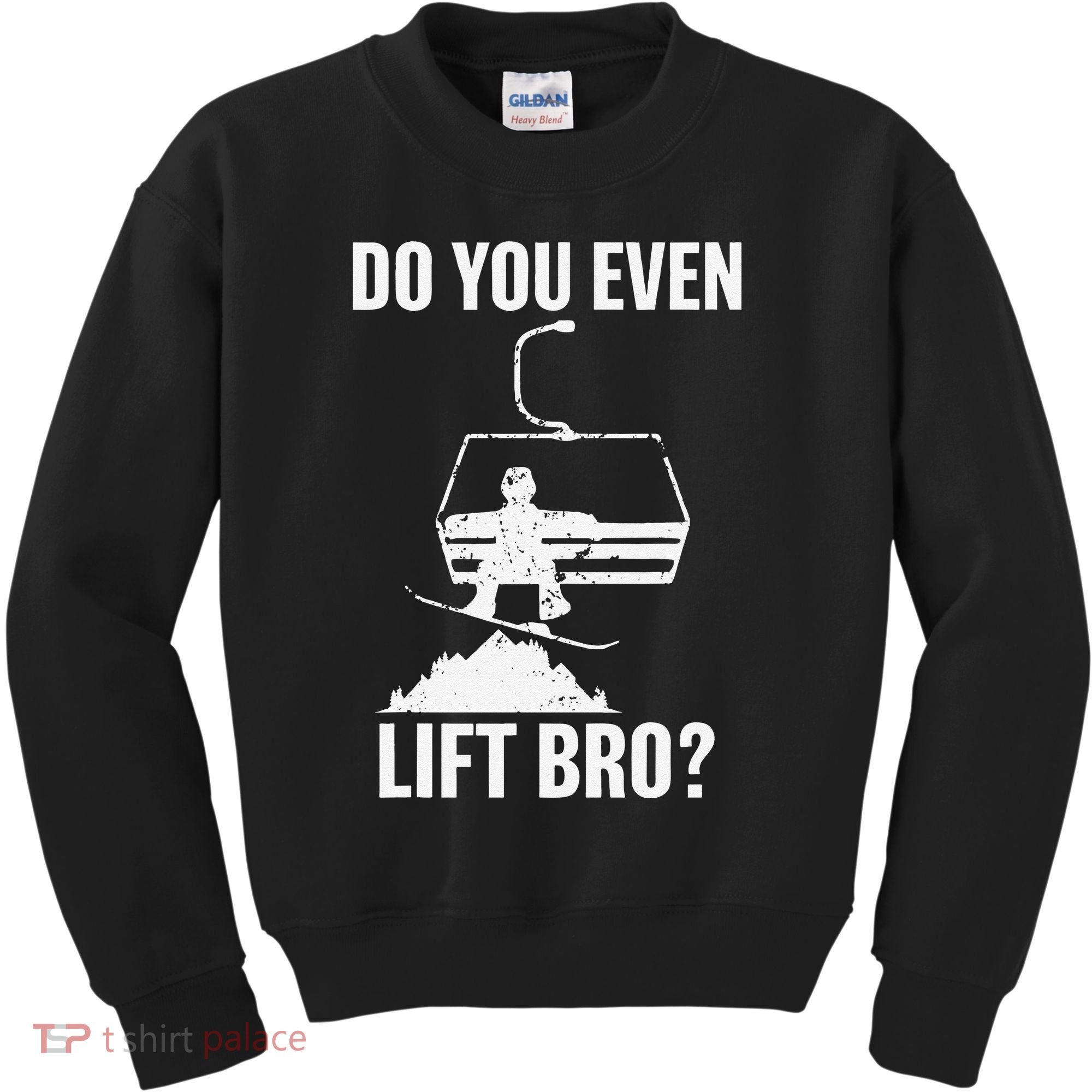 Do You Even Lift Bro Snowboard Snowboarding Funny Kids Sweatshirt