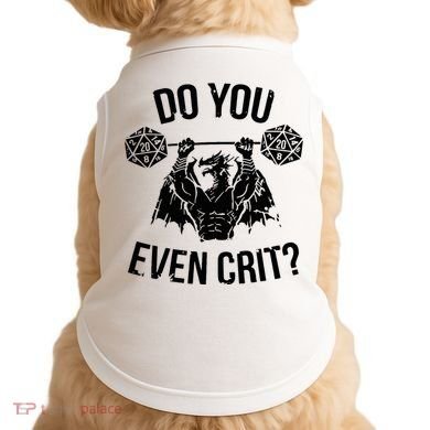 Do You Even Crit Funny Design Doggie Tank