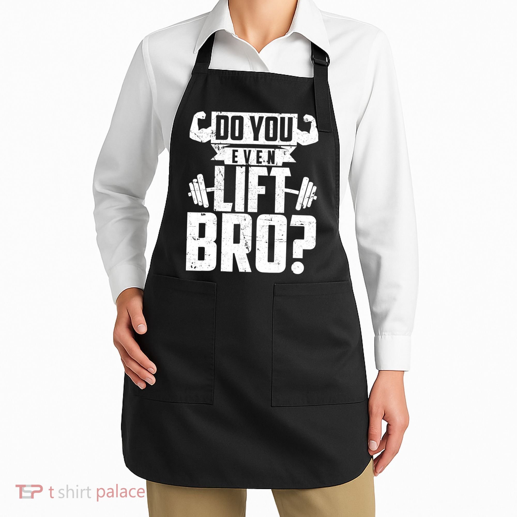 Do You Even Lift Bro Funny Gym Apron