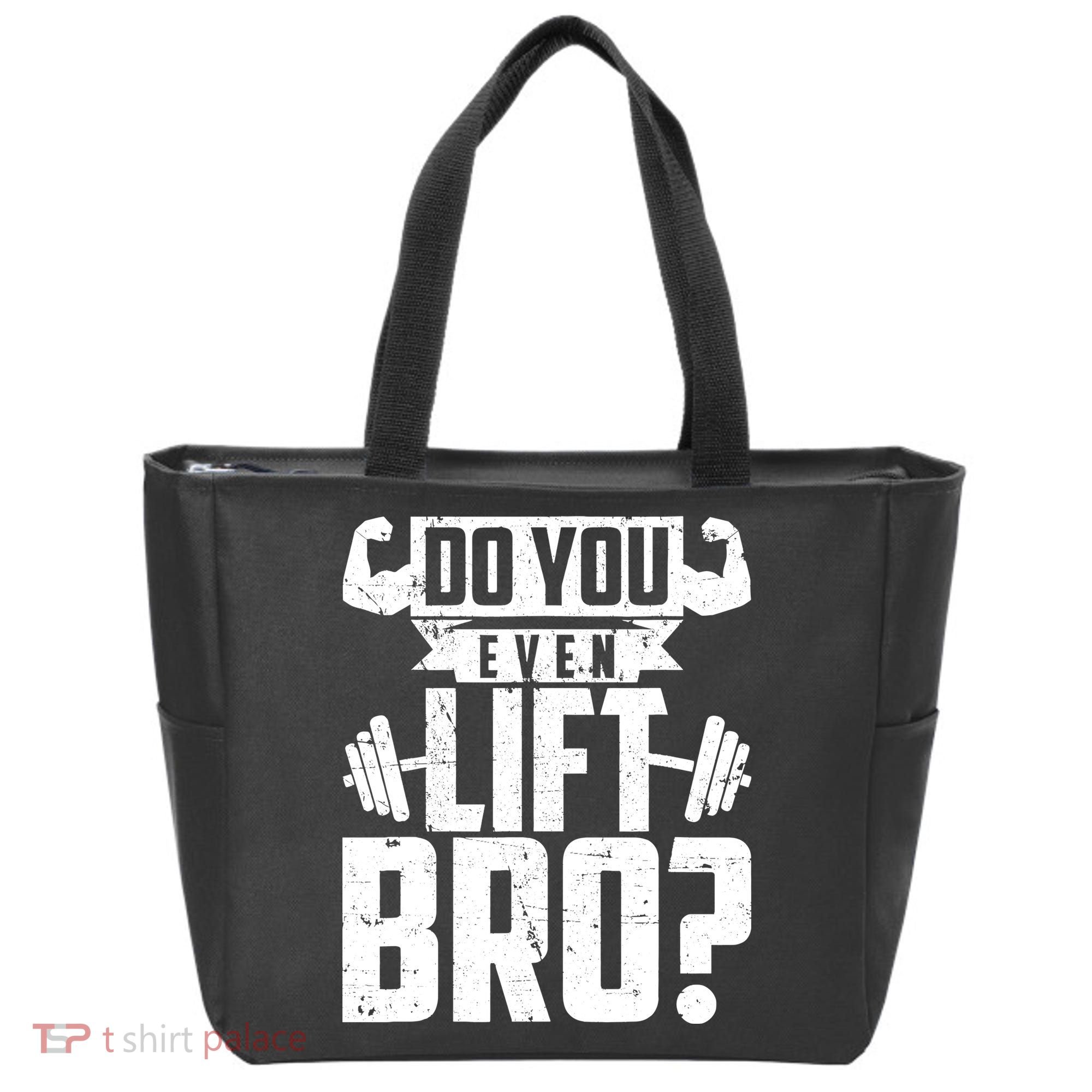 Do You Even Lift Bro Funny Gym Tote Bag