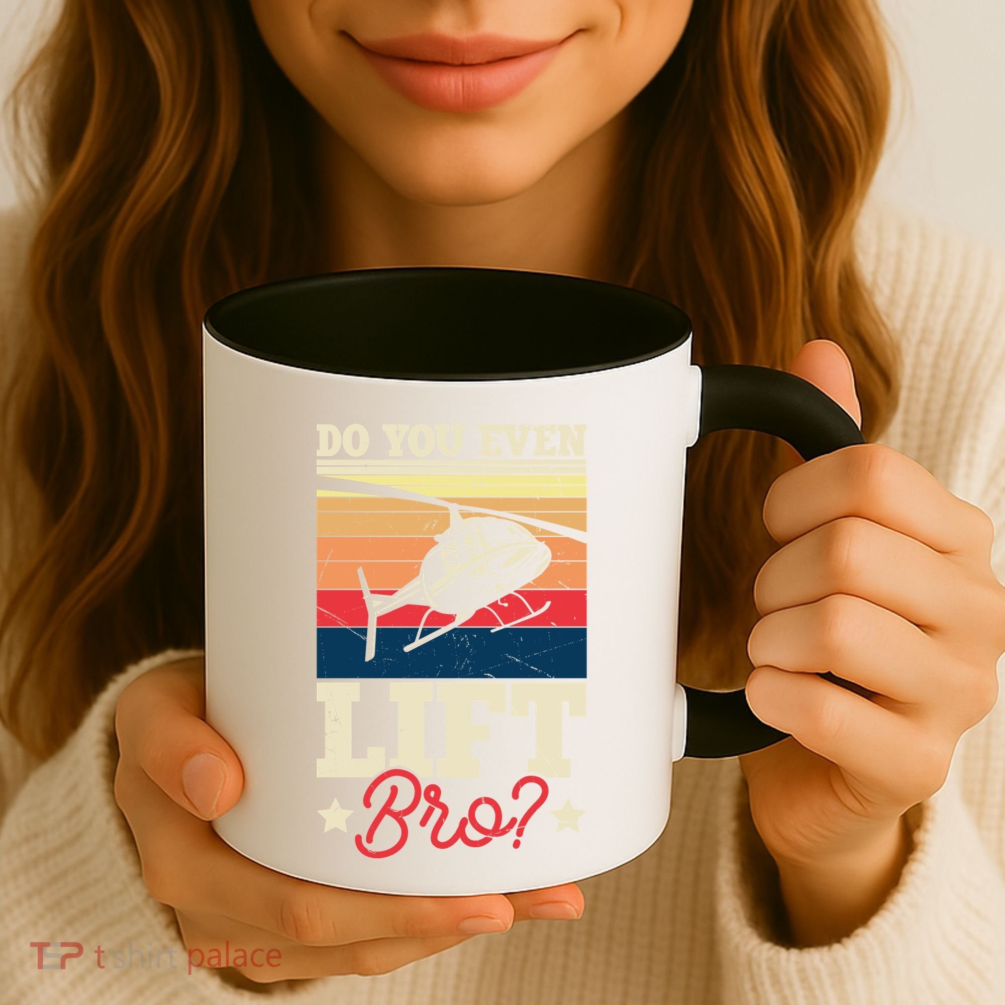 Do You Even Lift Bro Funny Gift For Pilots Coffee Mug