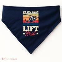 Do You Even Lift Bro Funny Gift For Pilots USA-Made Doggie Bandana thumb 0