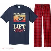 Do You Even Lift Bro Funny Gift For Pilots Pajama Set thumb 0