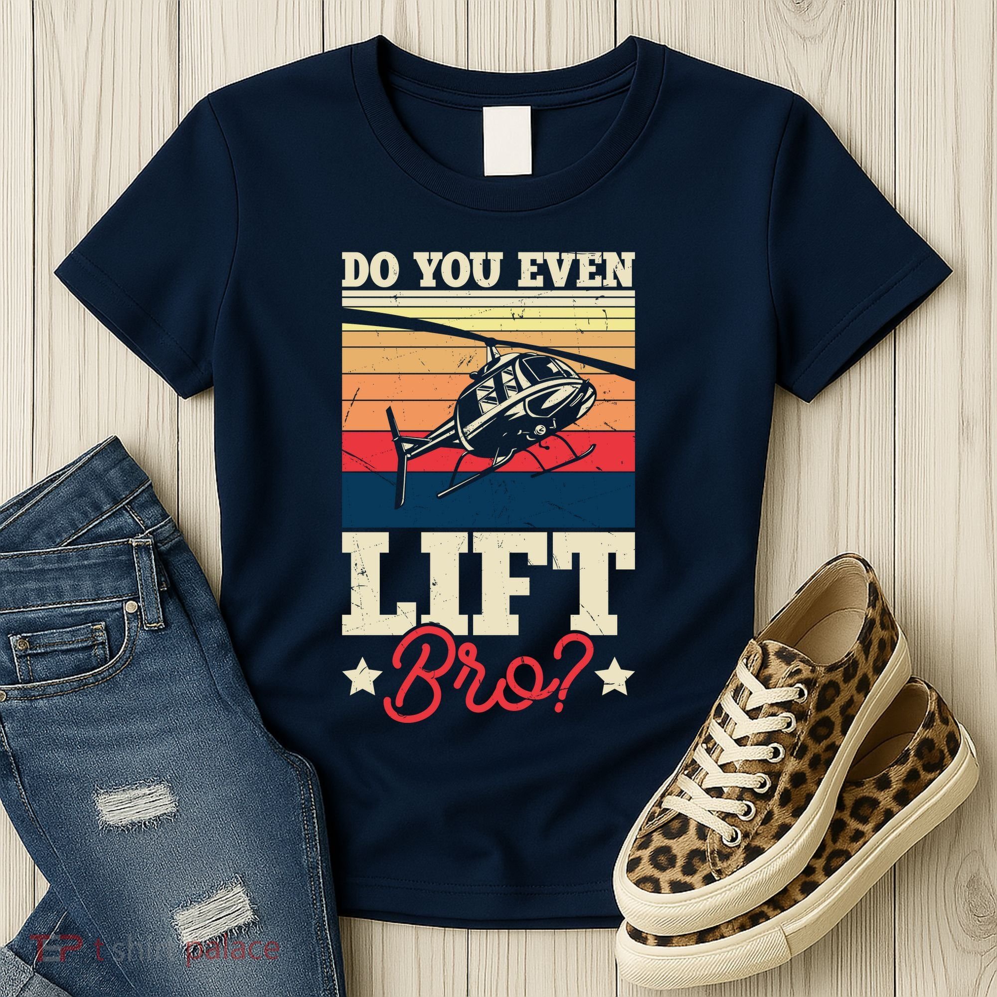 Do You Even Lift Bro Funny Gift For Pilots Women's T-Shirt