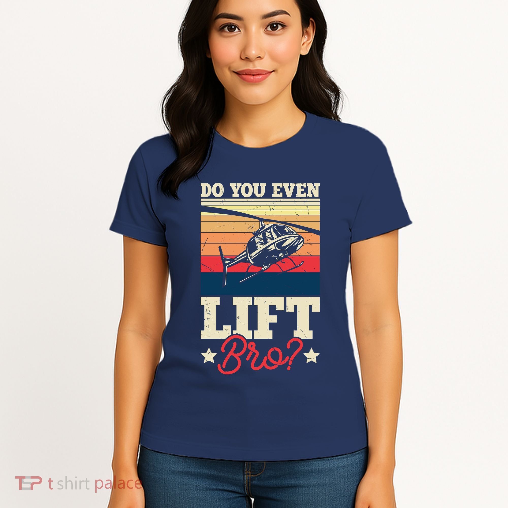 Do You Even Lift Bro Funny Gift For Pilots Women's T-Shirt