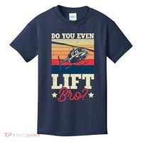 Do You Even Lift Bro Funny Gift For Pilots Kids T-Shirt thumb 0