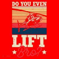 Do You Even Lift Bro Funny Gift For Pilots Santa Hat thumb 1