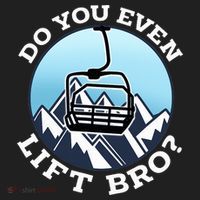 Do You Even Lift Bro I Ski Snowboarding I Funny Wintersports Beanie thumb 2
