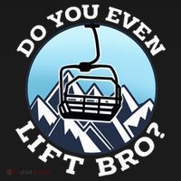 Do You Even Lift Bro I Ski Snowboarding I Funny Wintersports Polo thumb 3
