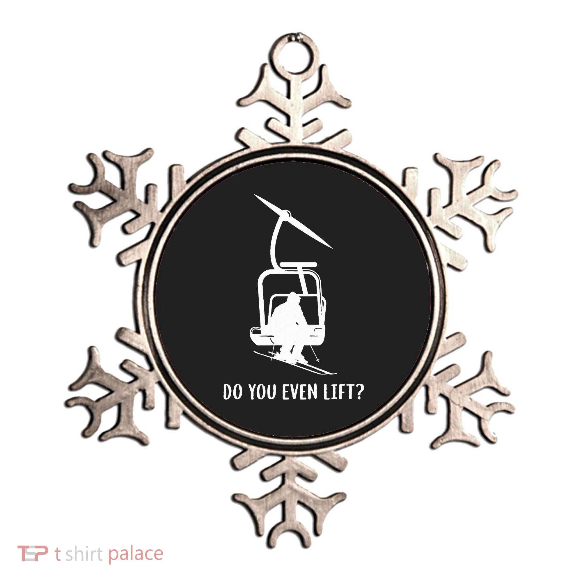 Do You Even Lift Ski Ornament