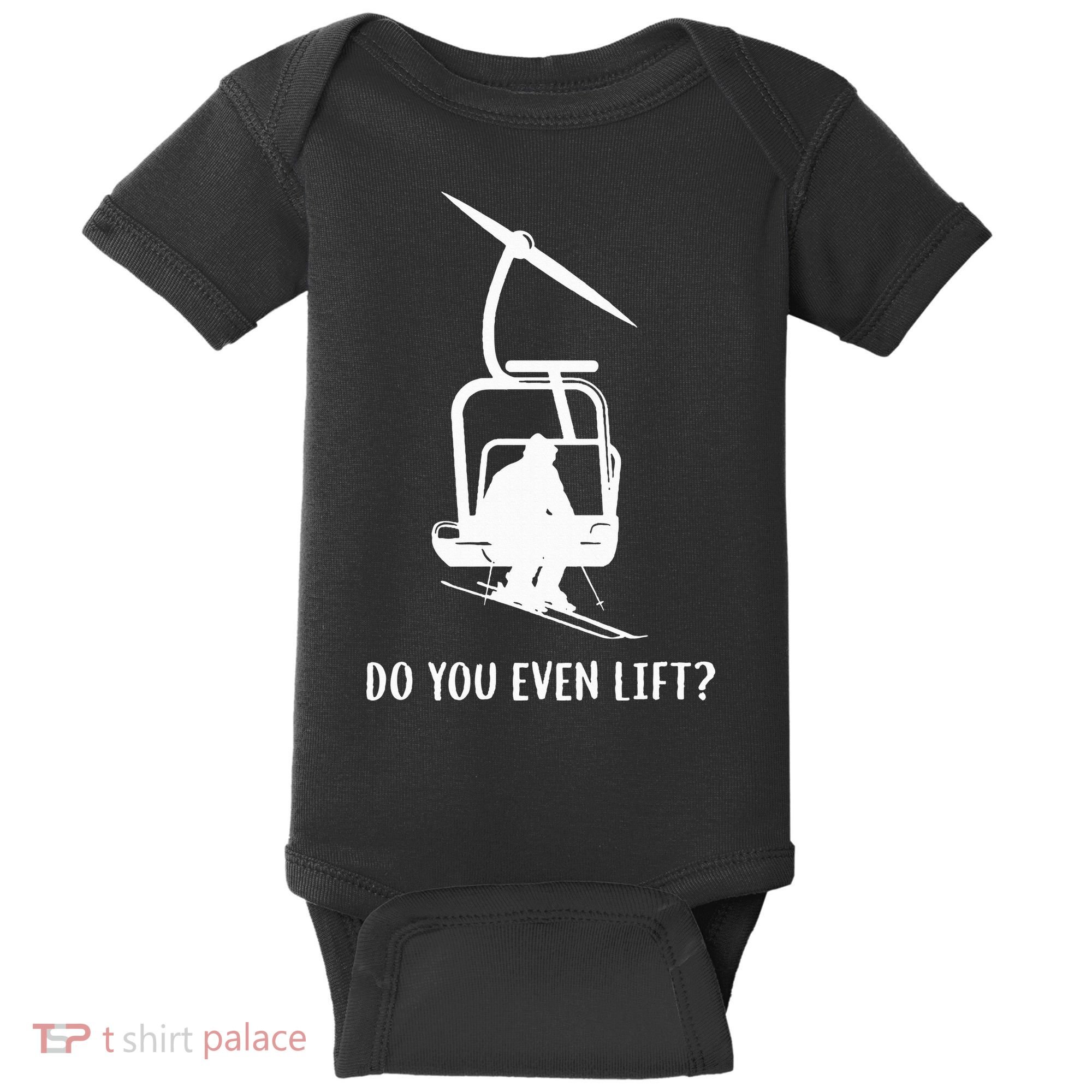 Do You Even Lift Ski Baby Bodysuit