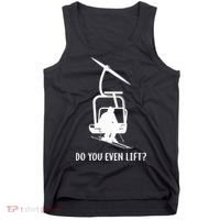 Do You Even Lift Ski Tank Top thumb 0