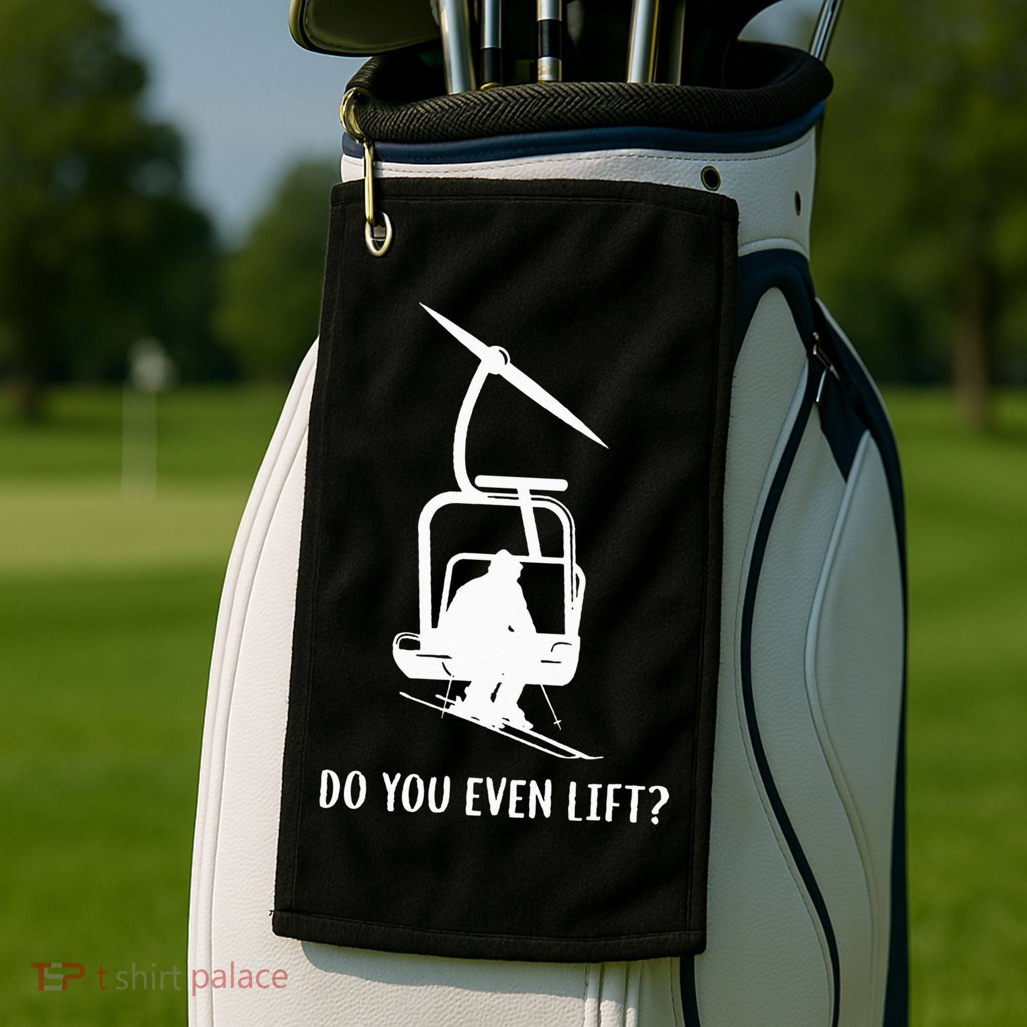 Do You Even Lift Ski Golf Towel