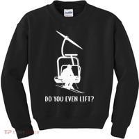 Do You Even Lift Ski Kids Sweatshirt thumb 0