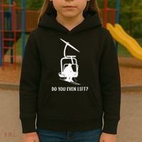Do You Even Lift Ski Kids Hoodie thumb 3