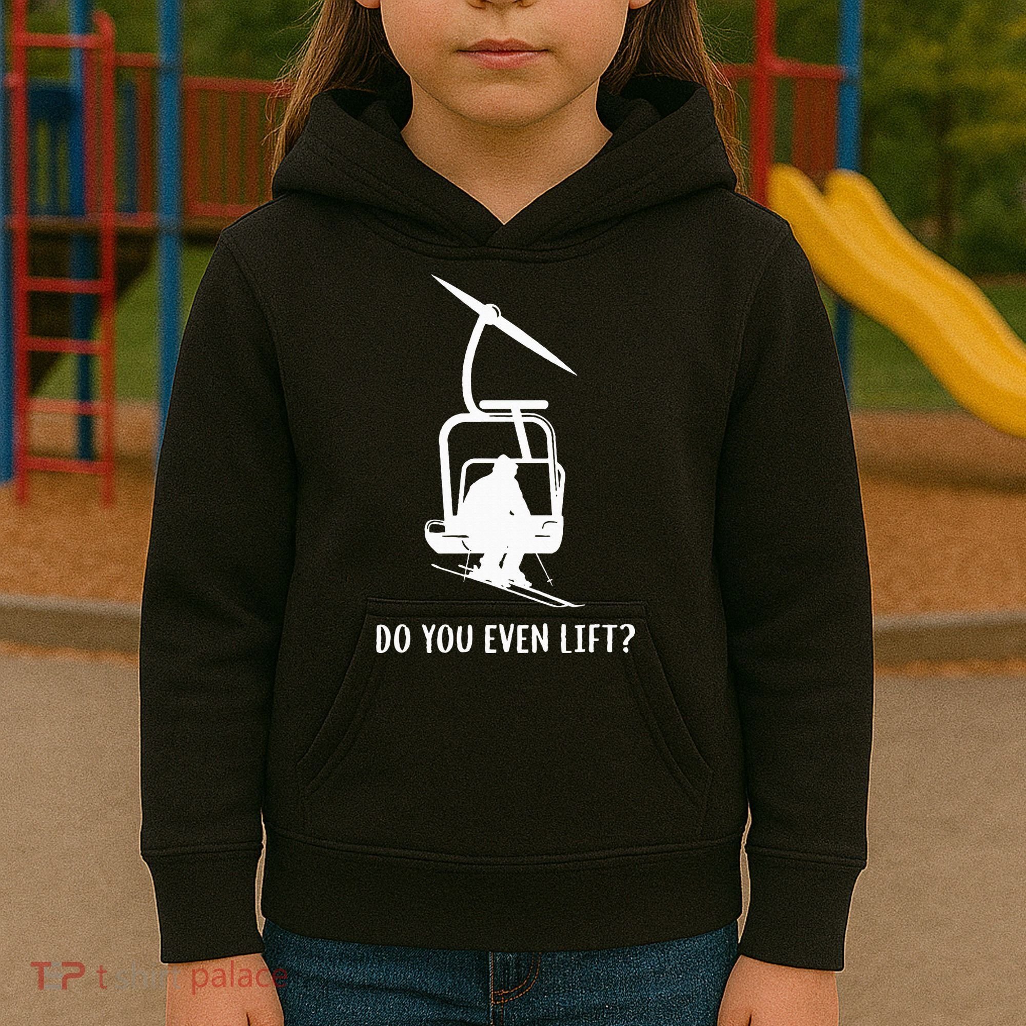 Do You Even Lift Ski Kids Hoodie