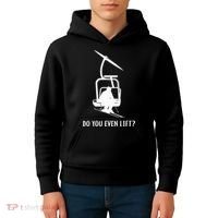 Do You Even Lift Ski Kids Hoodie thumb 4