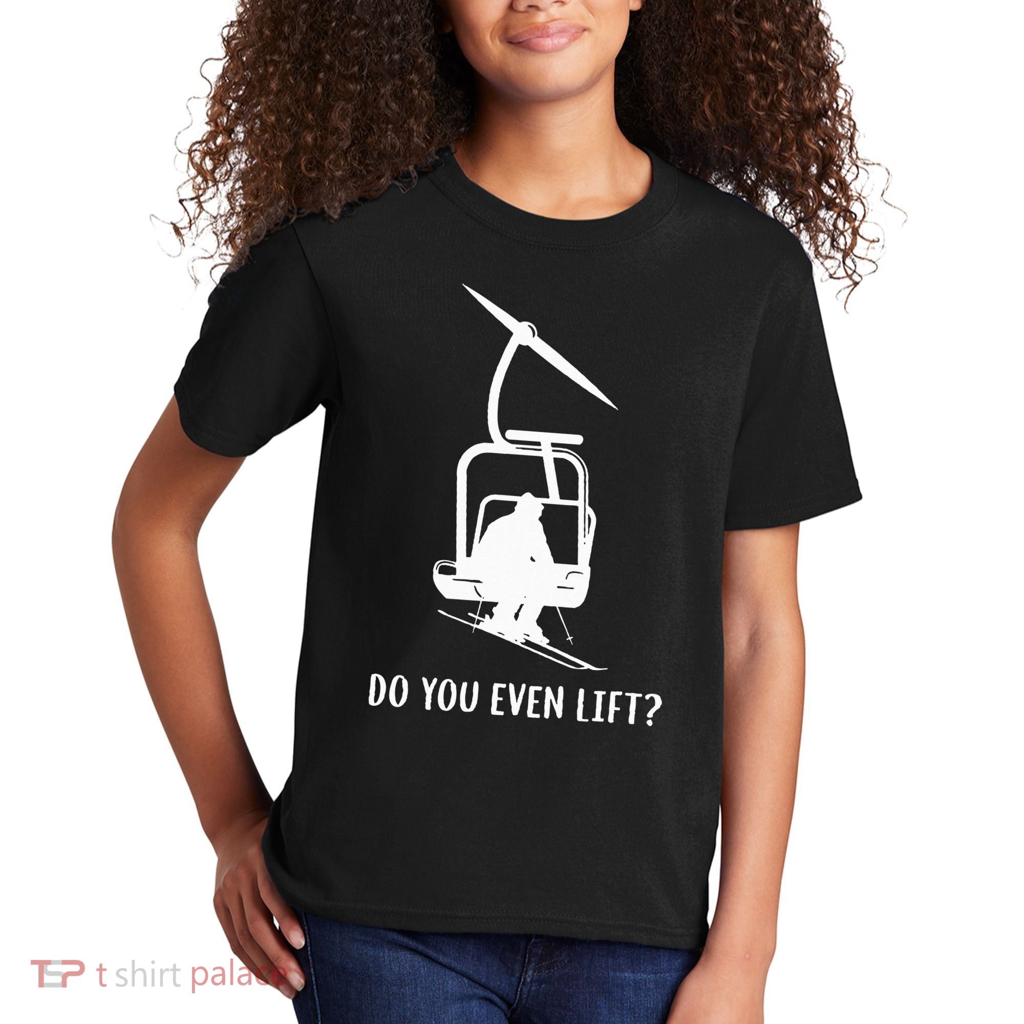 Do You Even Lift Ski Kids T-Shirt