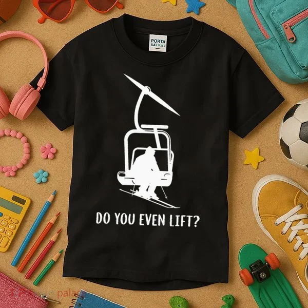 Do You Even Lift Ski Kids T-Shirt