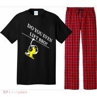 Do You Even Lift Bro Skier Ski Lover Gift Pajama Set thumb 0