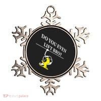 Do You Even Lift Bro Skier Ski Lover Gift Ornament thumb 0