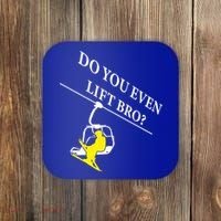 Do You Even Lift Bro Skier Ski Lover Gift Coaster thumb 0