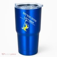 Do You Even Lift Bro Skier Ski Lover Gift Tumbler thumb 0