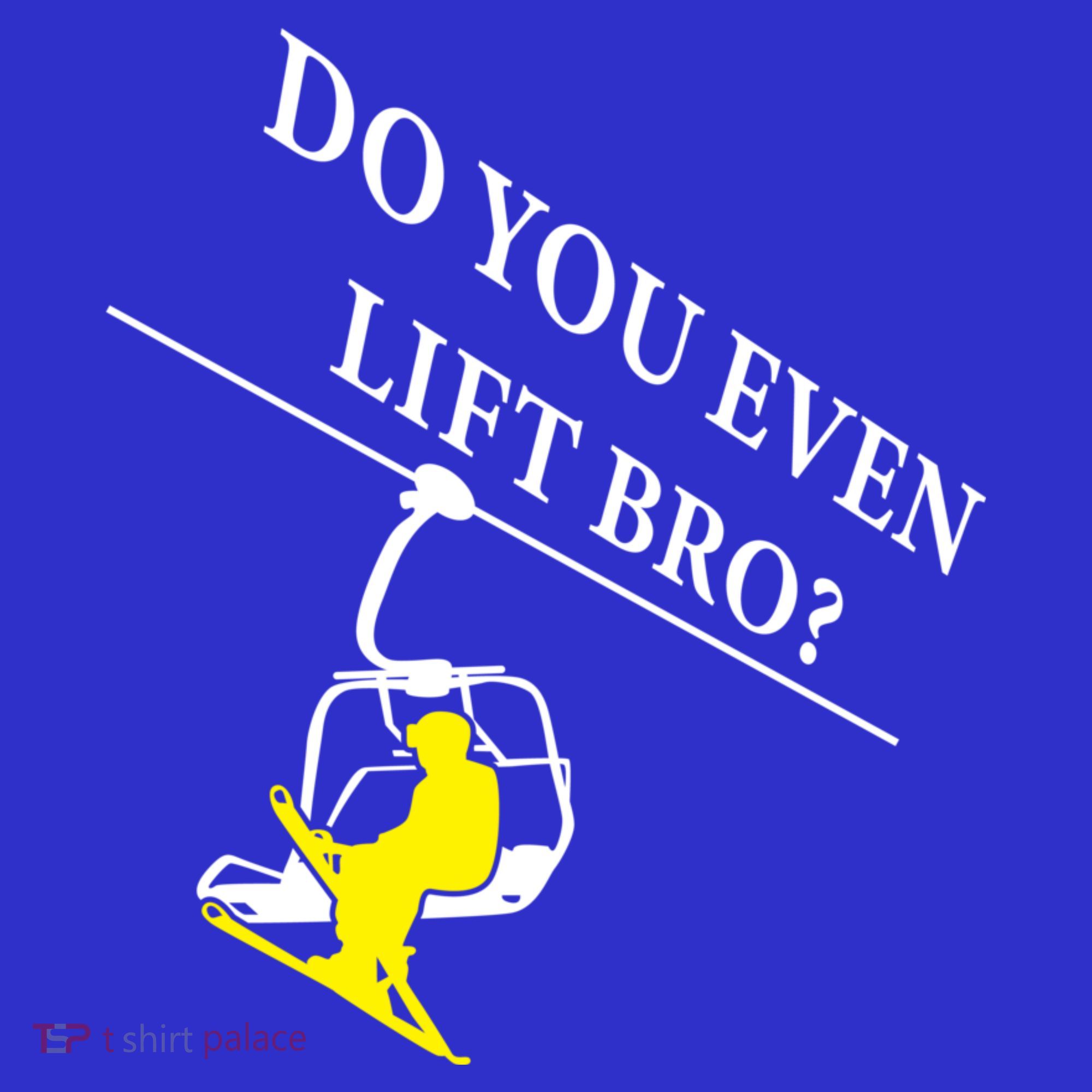 Do You Even Lift Bro Skier Ski Lover Gift Mousepad