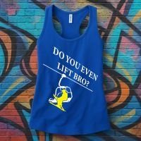 Do You Even Lift Bro Skier Ski Lover Gift Women's Tank Top thumb 3