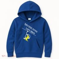 Do You Even Lift Bro Skier Ski Lover Gift Kids Hoodie thumb 0
