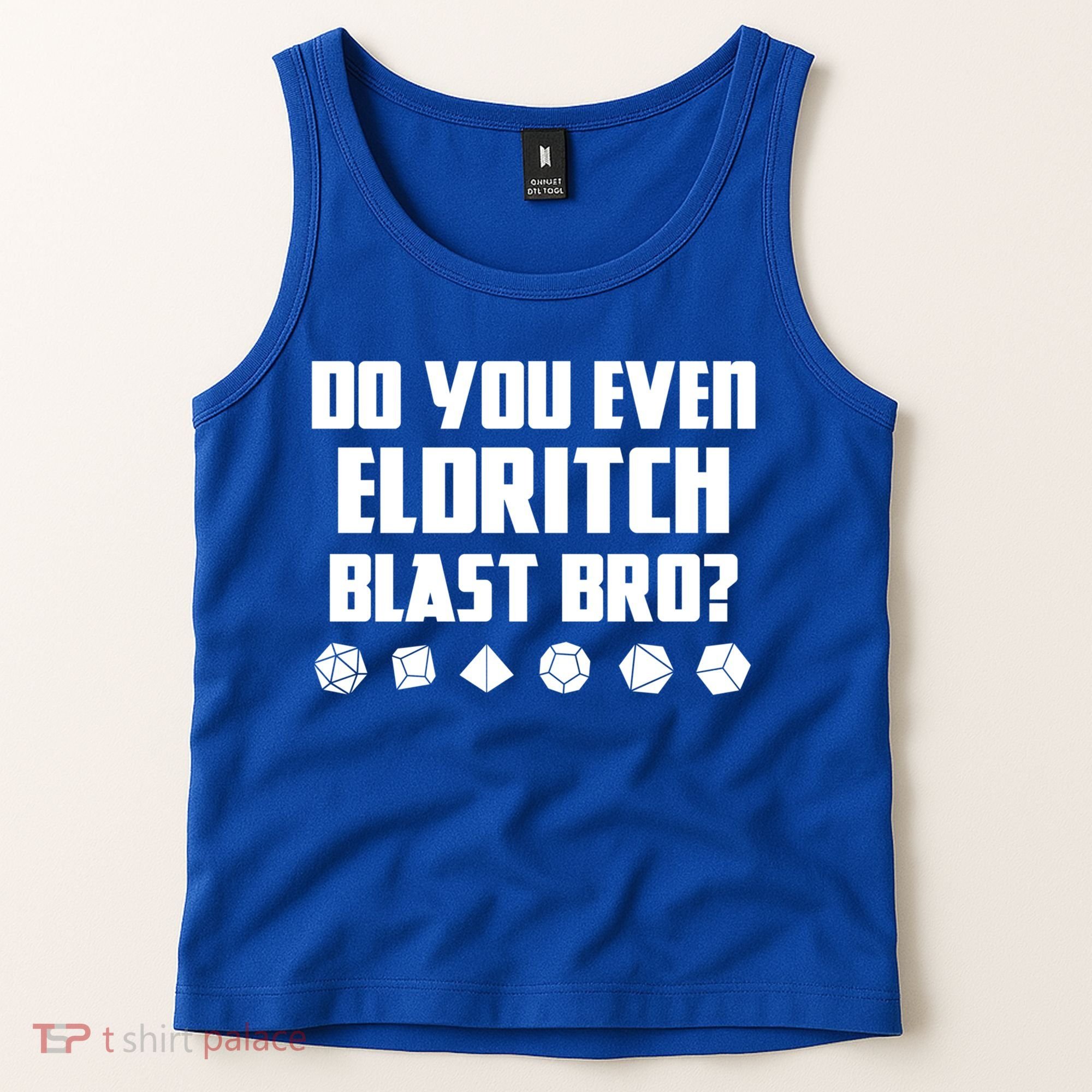Do You Even Eldritch Blast Bro Funny Warlock Rpg Spell Gamer Gift Tank Top