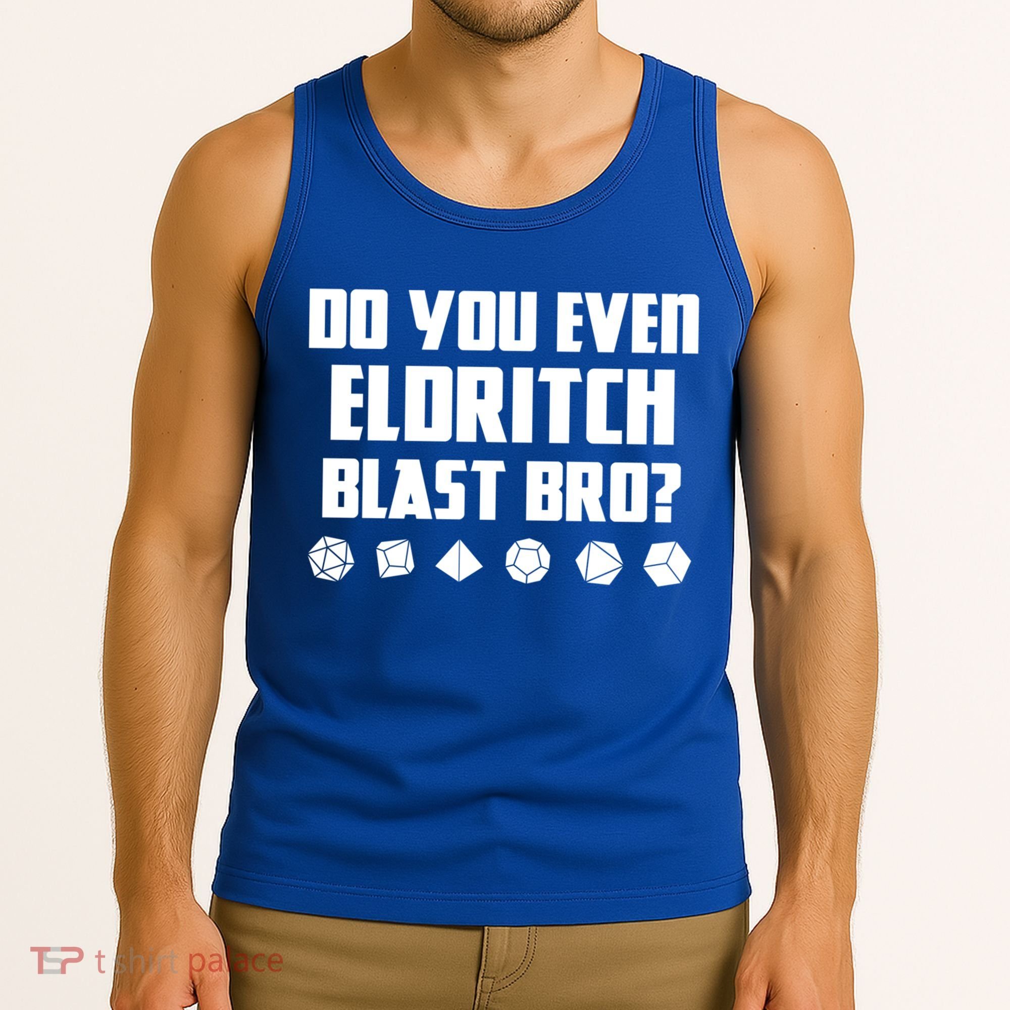 Do You Even Eldritch Blast Bro Funny Warlock Rpg Spell Gamer Gift Tank Top