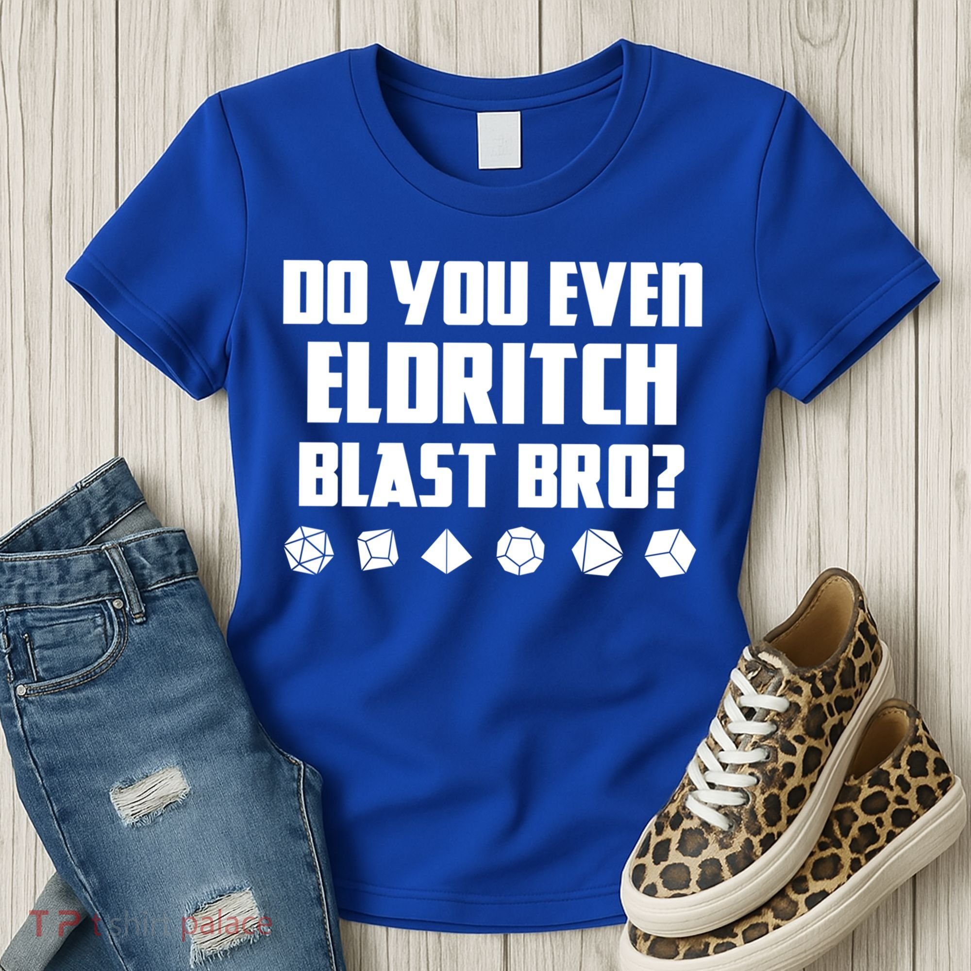 Do You Even Eldritch Blast Bro Funny Warlock Rpg Spell Gamer Gift Women's T-Shirt