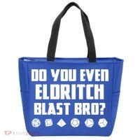 Do You Even Eldritch Blast Bro Funny Warlock Rpg Spell Gamer Gift Tote Bag thumb 0