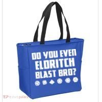 Do You Even Eldritch Blast Bro Funny Warlock Rpg Spell Gamer Gift Tote Bag thumb 2