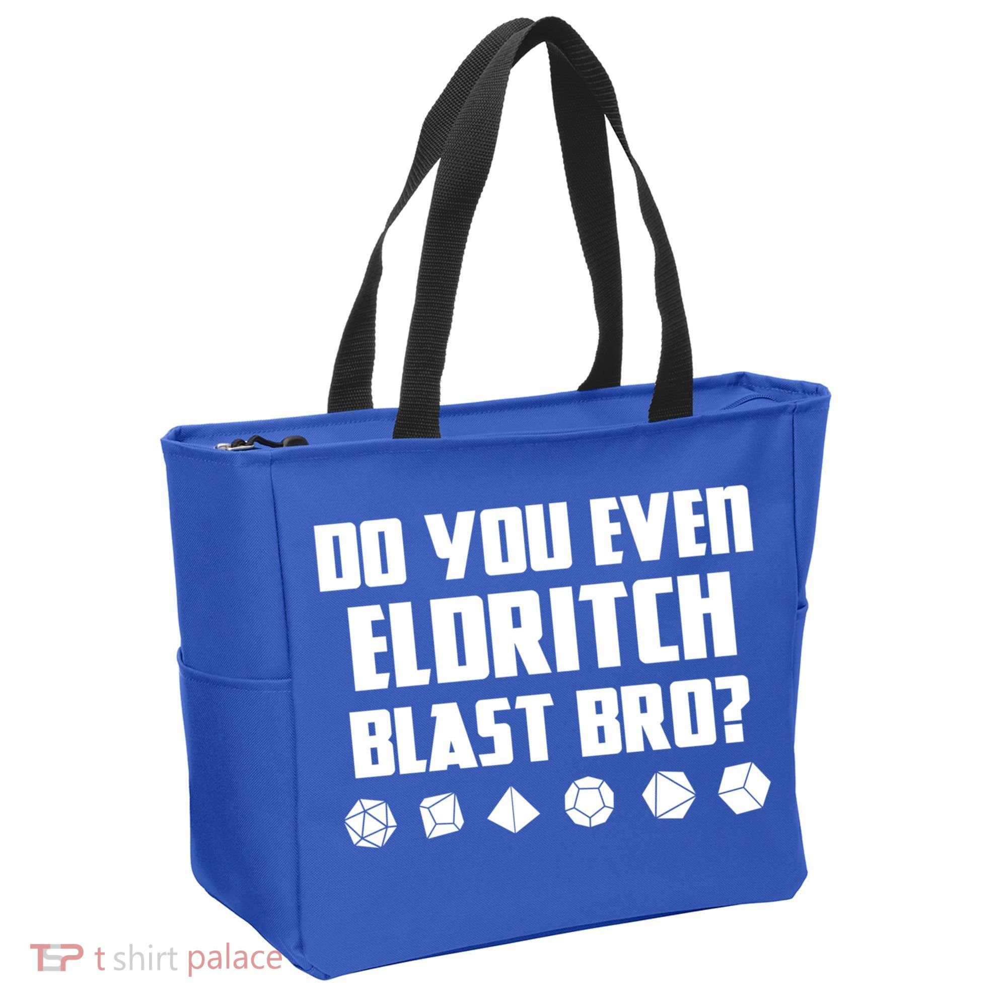 Do You Even Eldritch Blast Bro Funny Warlock Rpg Spell Gamer Gift Tote Bag