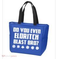 Do You Even Eldritch Blast Bro Funny Warlock Rpg Spell Gamer Gift Tote Bag thumb 3