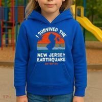 Did You Feel That New Jersey Earthquake April 5 2024 Kids Hoodie thumb 3