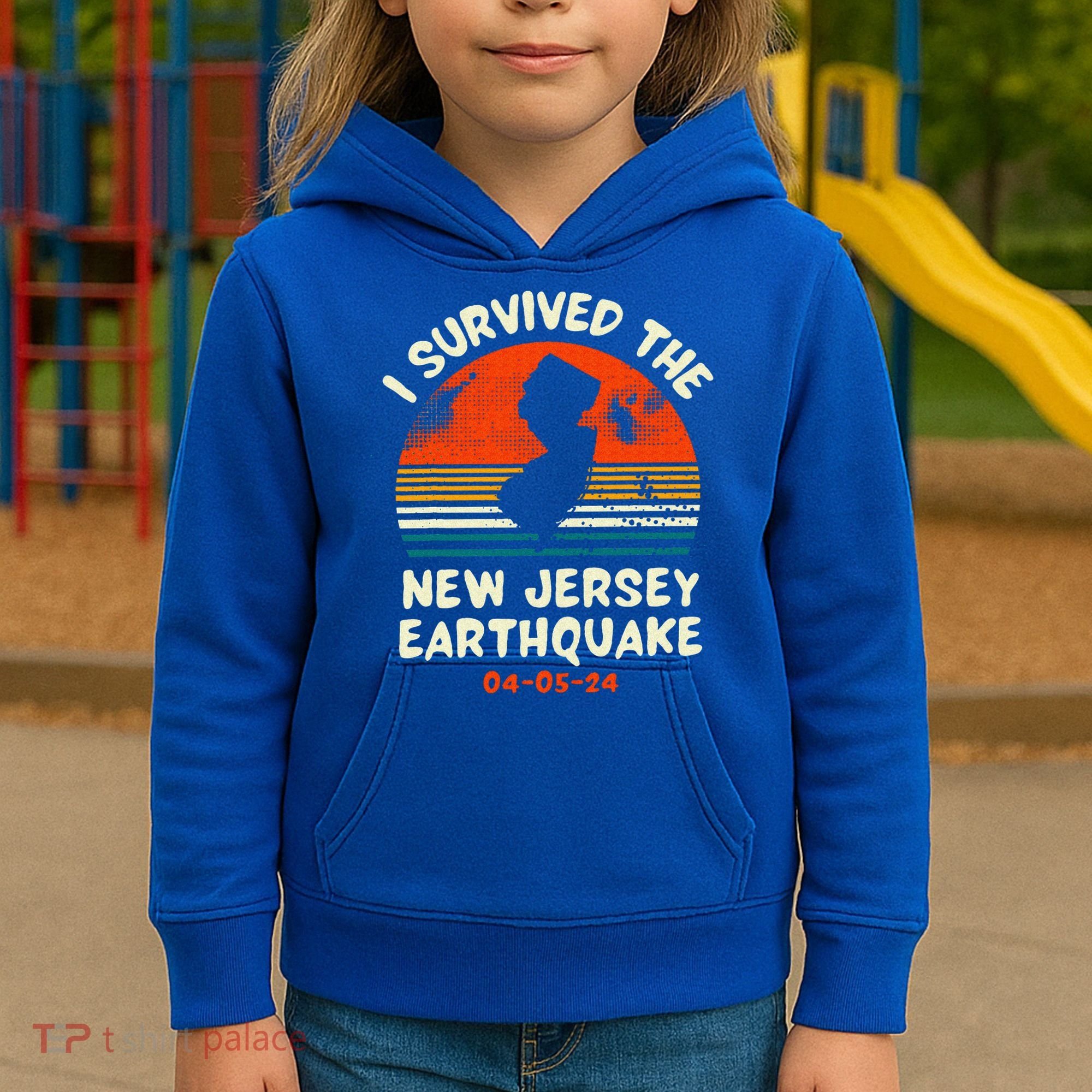 Did You Feel That New Jersey Earthquake April 5 2024 Kids Hoodie