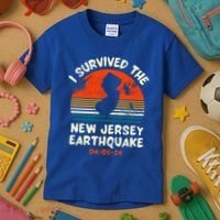 Did You Feel That New Jersey Earthquake April 5 2024 Kids T-Shirt thumb 3