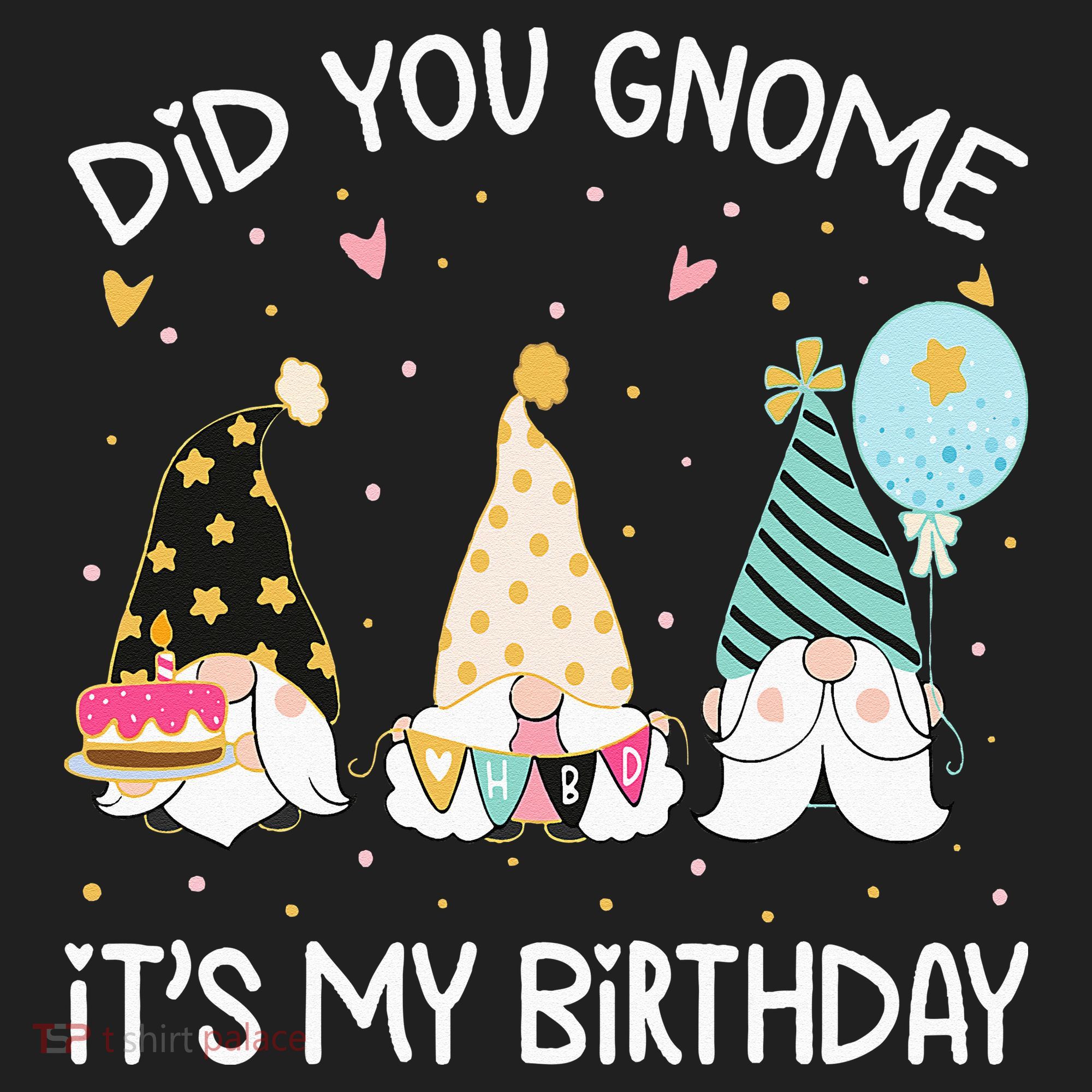 Did You Gnome Its My Birthday Funny Birthday Gnome Pun Beanie