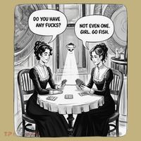 Do You Have Any Fucks Go Fish Girl Funny Women Playing T-Shirt thumb 7