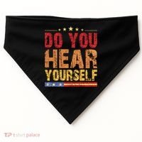 Do You Hear Yourself! Funny USA-Made Doggie Bandana thumb 0