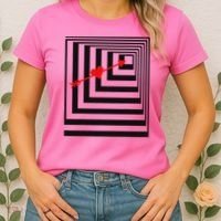 Draw You In Object College Party  Women's T-Shirt thumb 2
