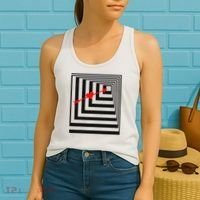 Draw You In Object College Party  Women's Tank Top thumb 2