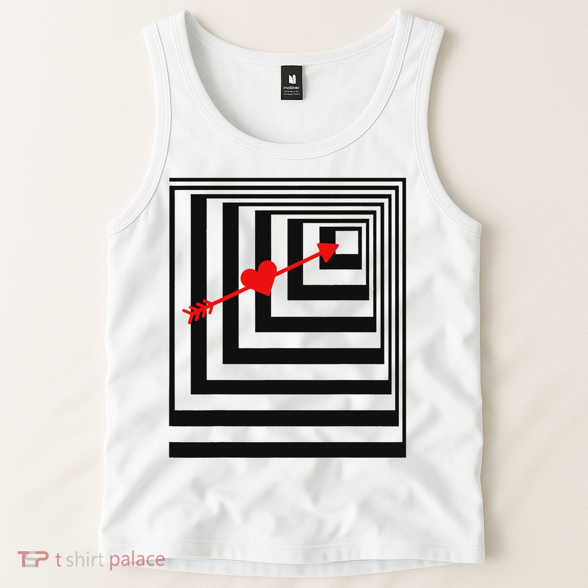 Draw You In Object College Party  Tank Top