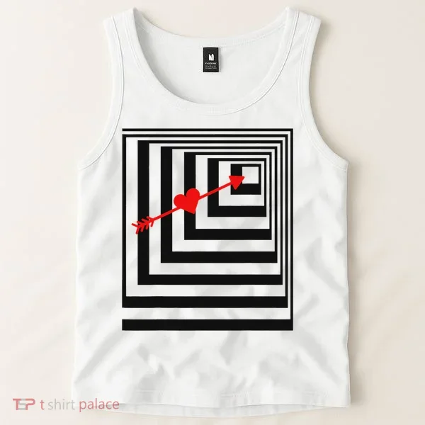 Draw You In Object College Party  Tank Top